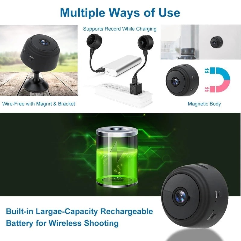 Smart Mini Wireless Magnetic Security Camera